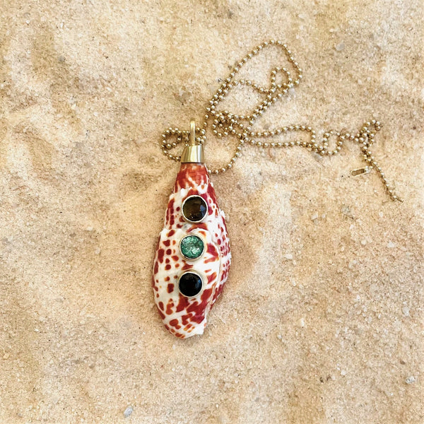 Miter Shell Pendant by Christina Puchi