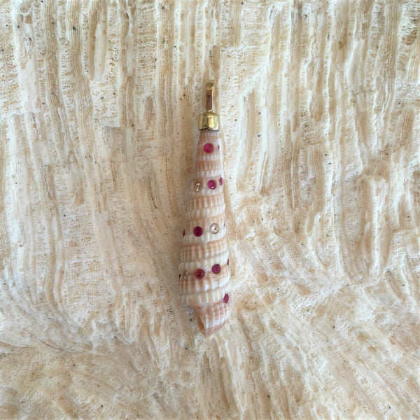 Auger Shell Pendant by Christina Puchi