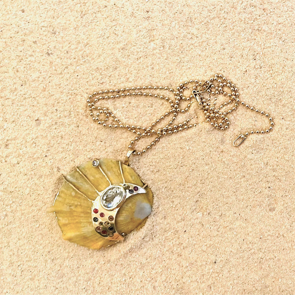 Thorny Oyster Pendant by Christina Puchi
