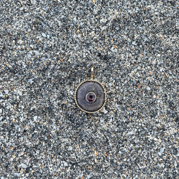 Barnacle Shell Pendant in shell by Christina Puchi