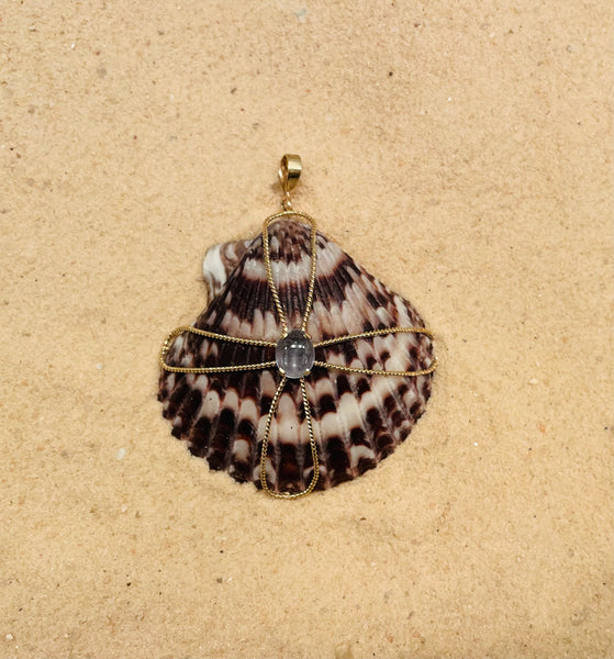 Scallop Shell Pendant by Christina Puchi