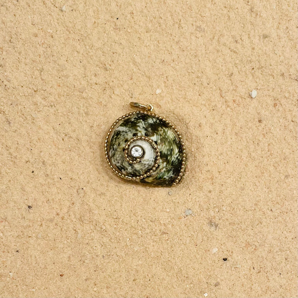 Spiral Shell Pendant in shell by Christina Puchi