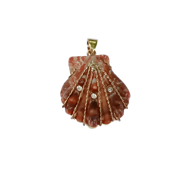 Lions Paw Pendant in shell by Christina Puchi