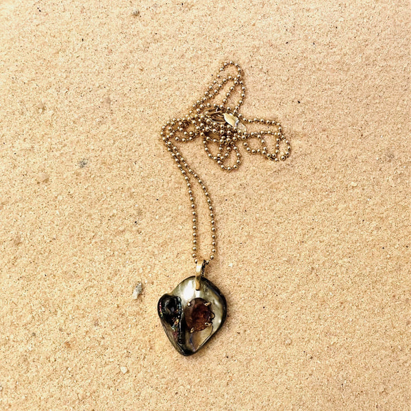Black Pearl Pendant by Christina Puchi