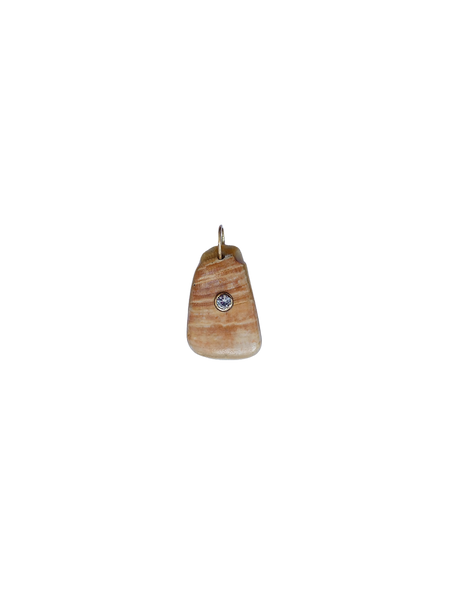 Shell Piece Pendant in shell by Christina Puchi