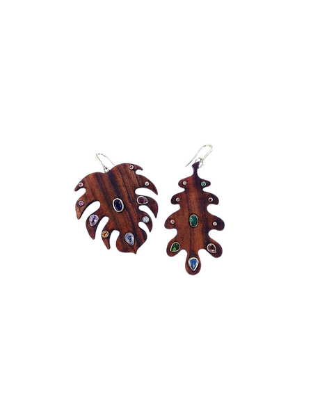 Leaf Earrings by Christina Puchi