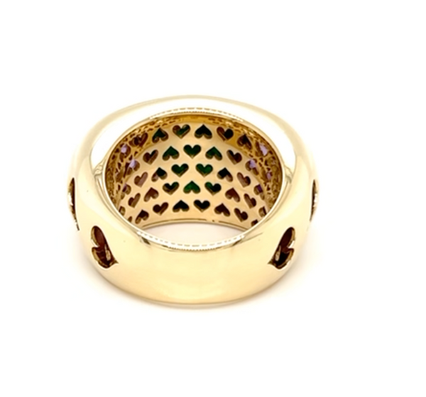 Amethyst and Jade Ring by Christina Puchi