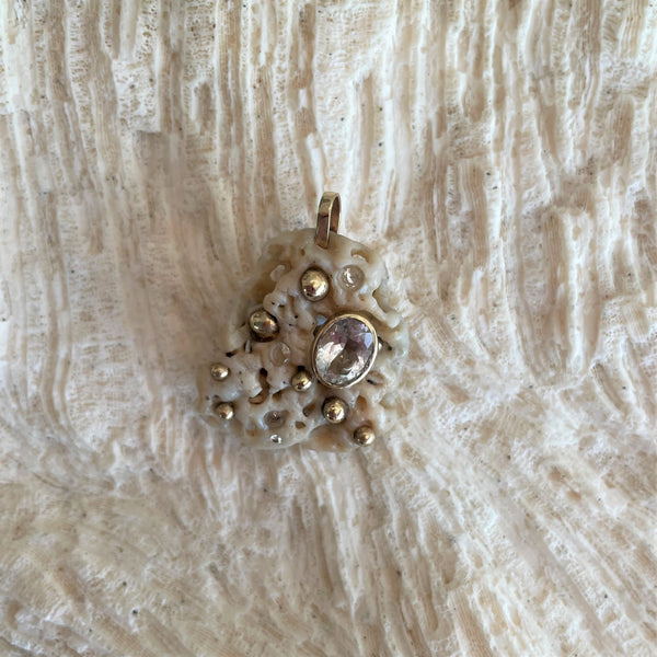 Coral Pendant by Christina Puchi