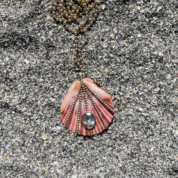 Scallop Shell Pendant by Christina Puchi
